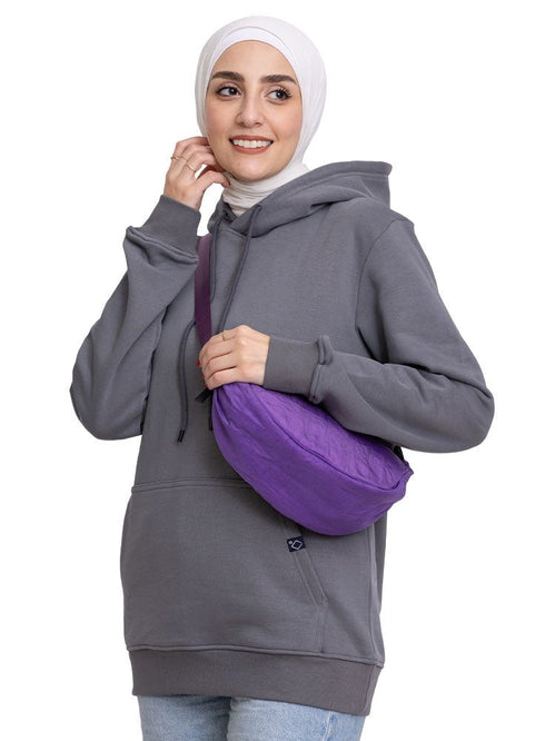 Sparkle Purple Waist Bag - Khotwh